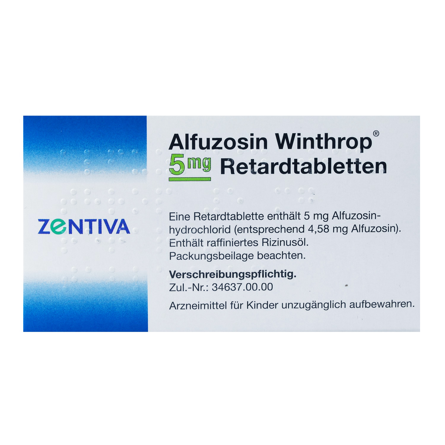 ALFUZOSIN Winthrop 5 mg Retardtabletten