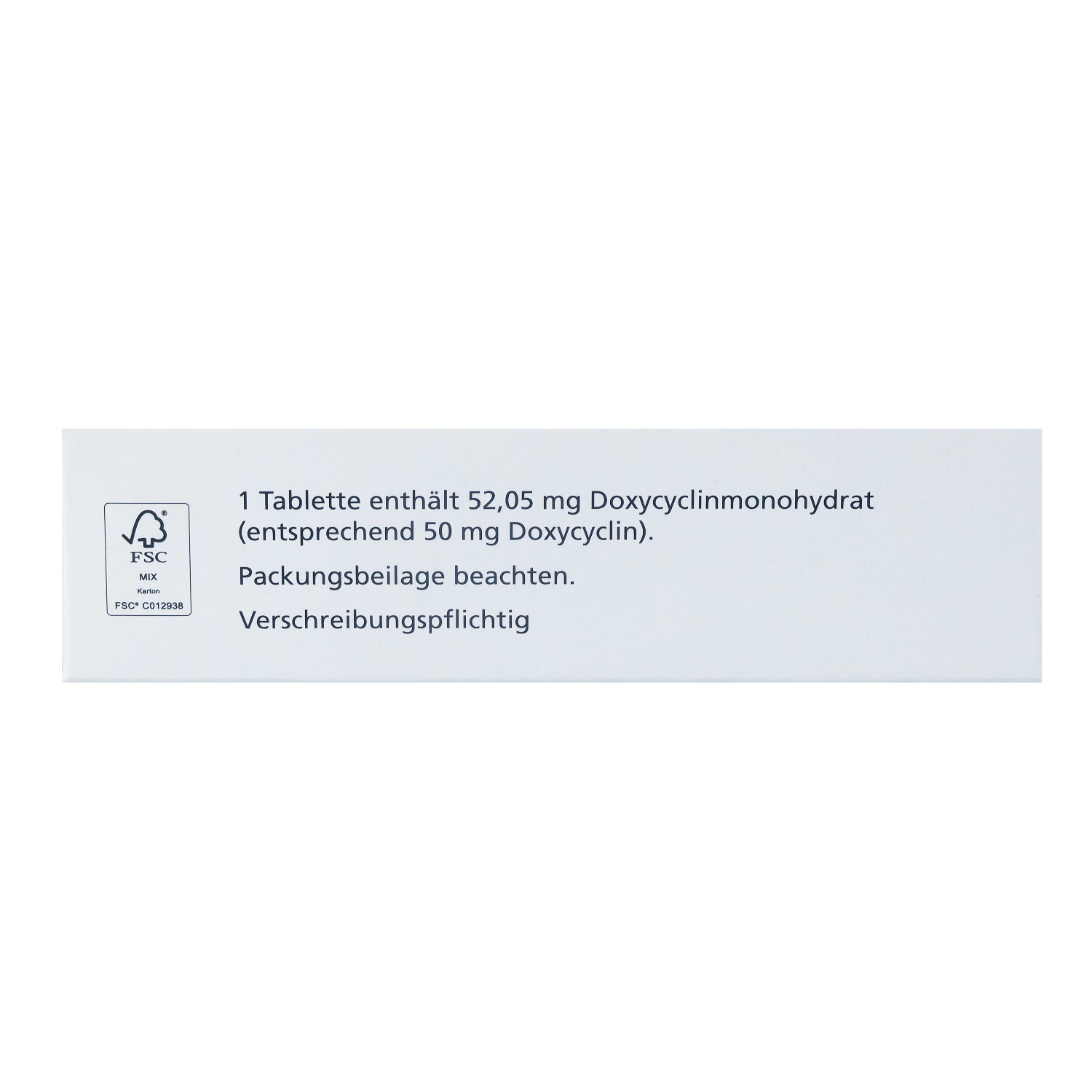 DOXYDERMA 50 Tabletten