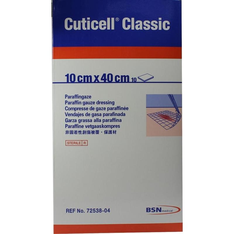 CUTICELL Classic Wundgaze 10x40 cm