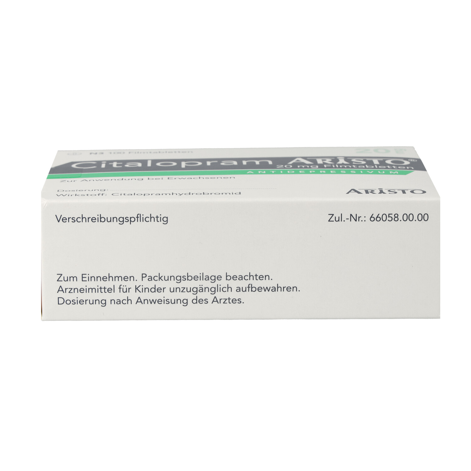 CITALOPRAM Aristo 20 mg Filmtabletten
