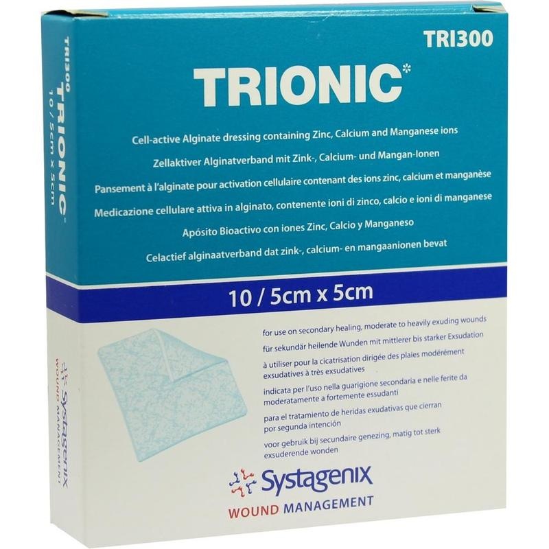 TRIONIC ALGOSTERIL Wundauflage 5x5 cm