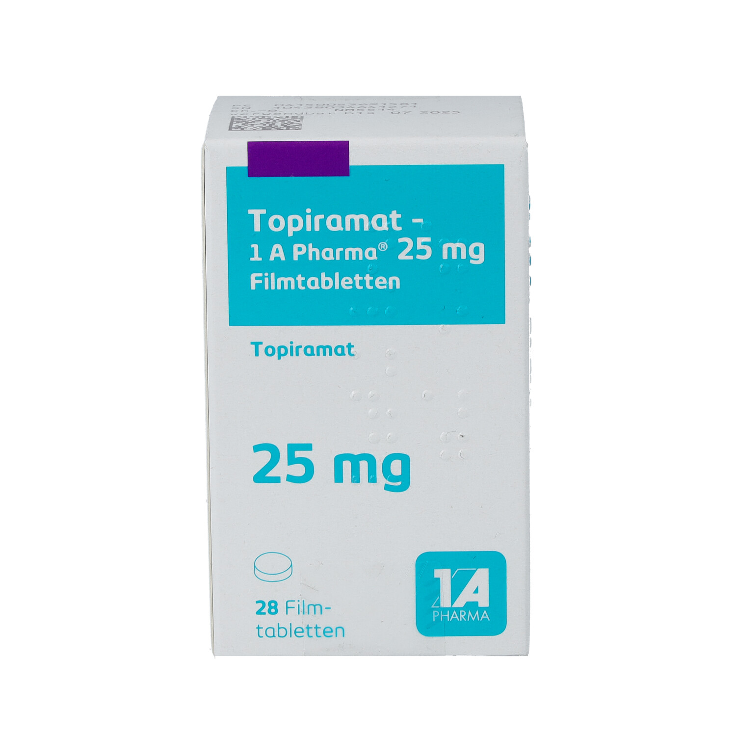 TOPIRAMAT-1A Pharma 25 mg Filmtabletten