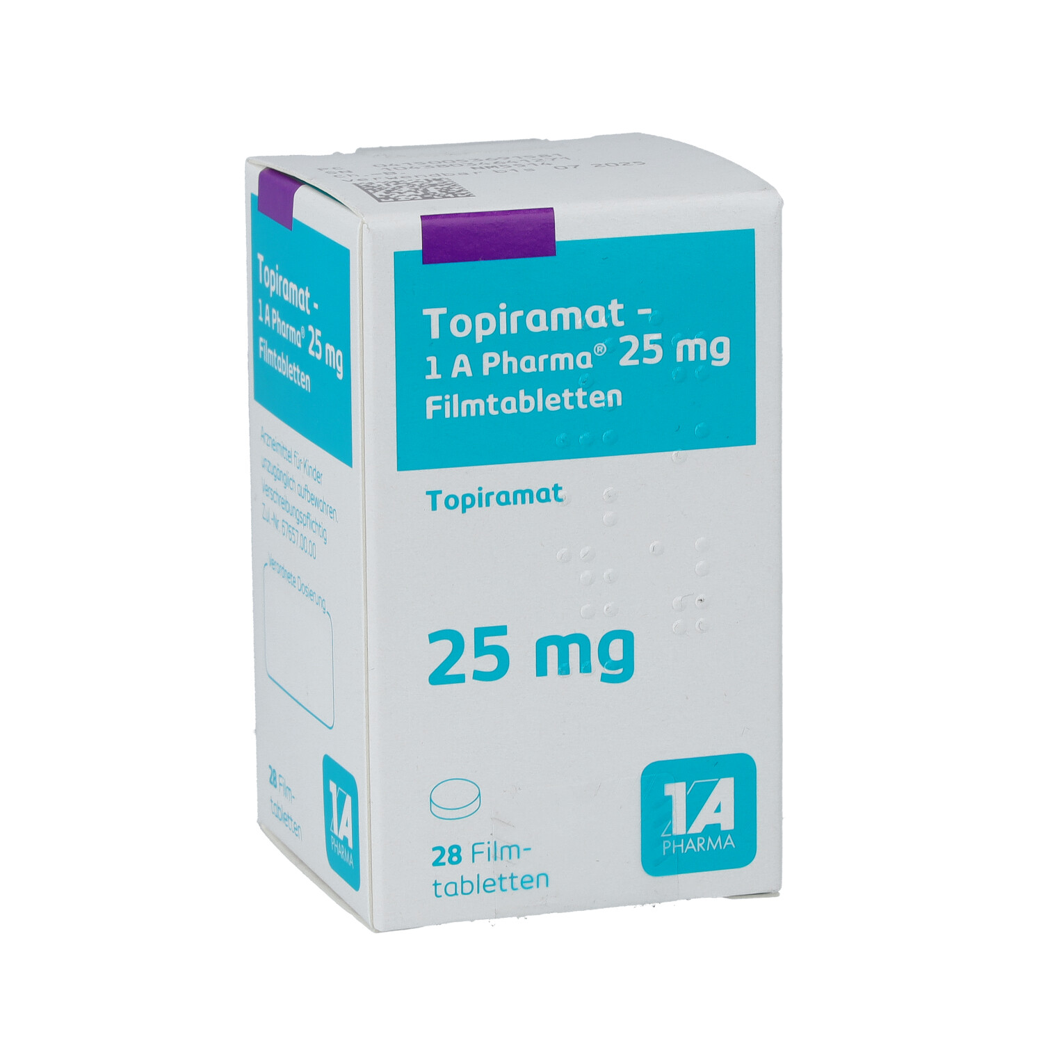 TOPIRAMAT-1A Pharma 25 mg Filmtabletten