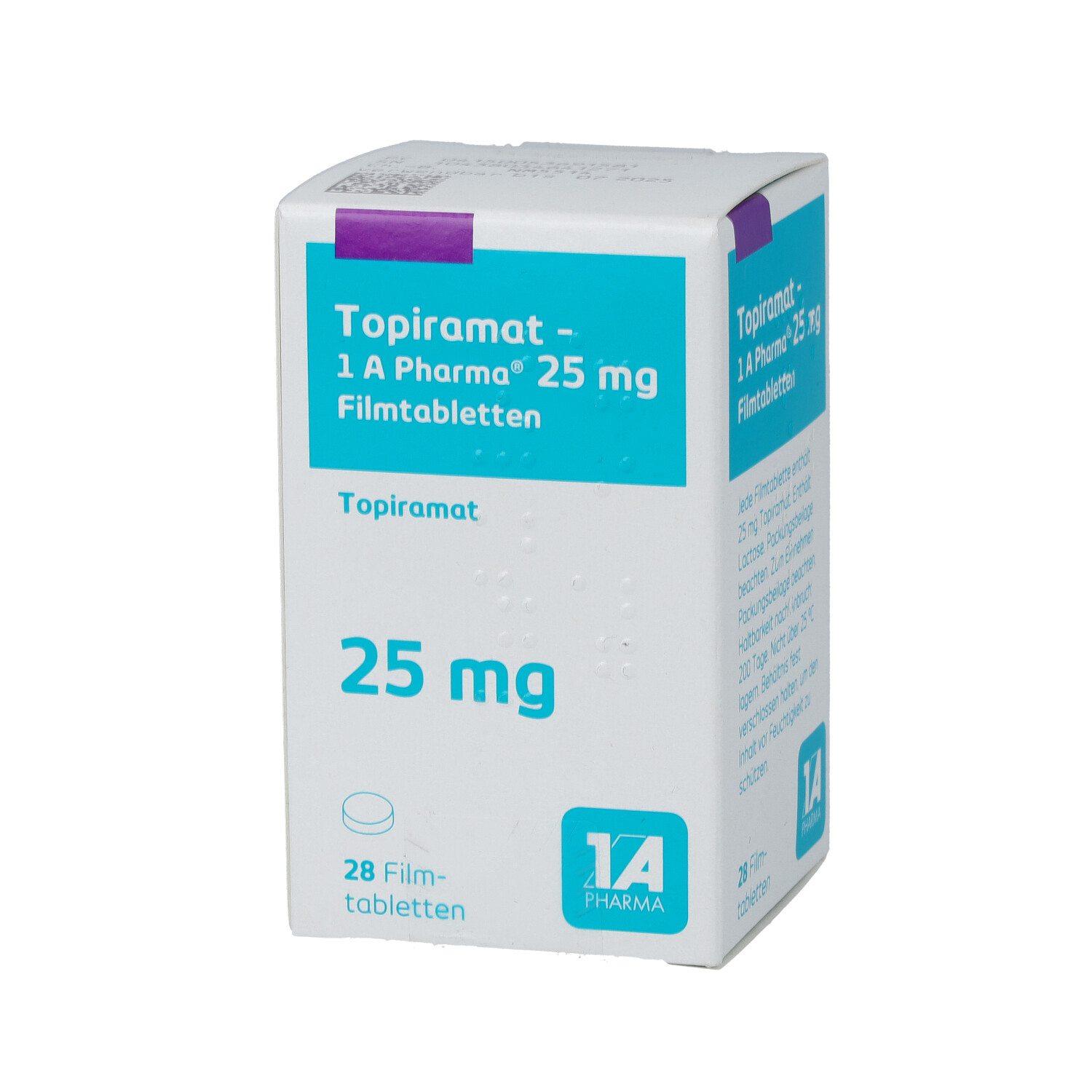 TOPIRAMAT-1A Pharma 25 mg Filmtabletten