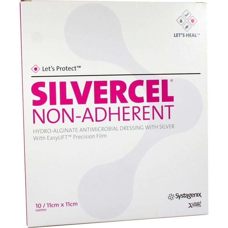 SILVERCEL non Adherent Hydroalginat Verb.11x11 cm