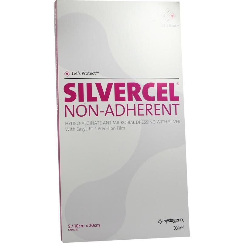 SILVERCEL non Adherent Hydroalginat Verb.10x20 cm