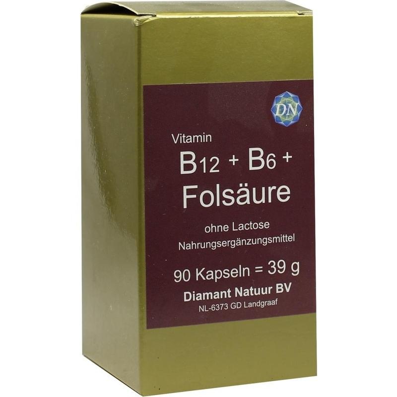 B12+B6+Folsäure ohne Lactose Kapseln