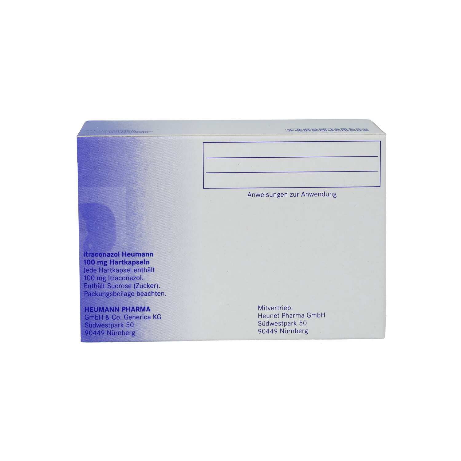 ITRACONAZOL Heumann 100 mg Hartkapseln