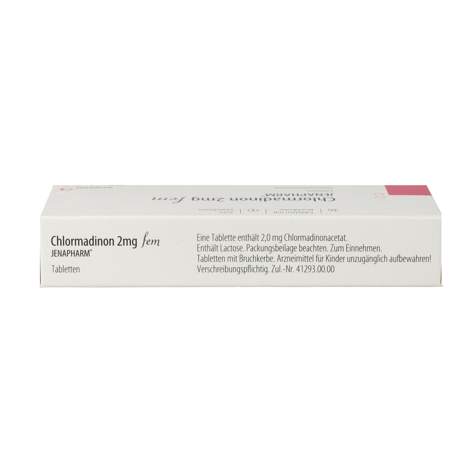 CHLORMADINON 2 mg fem Jenapharm Tabletten