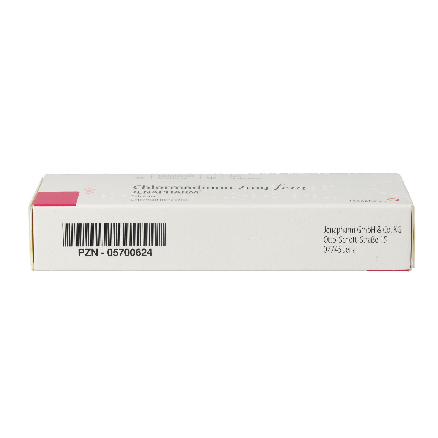 CHLORMADINON 2 mg fem Jenapharm Tabletten