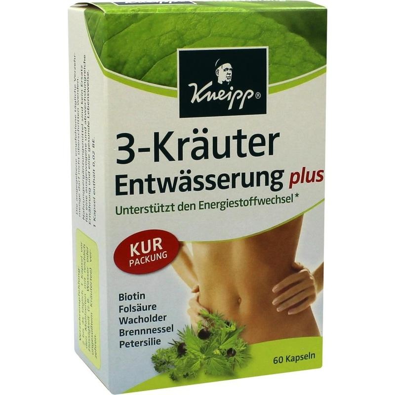 KNEIPP 3-Kräuter Entwässerung Kapseln