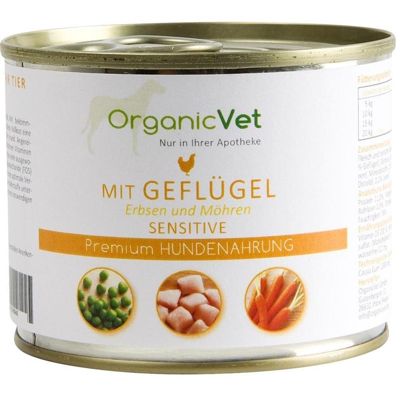 DOSENNAHRUNG Sensitive Geflügel f.Hunde