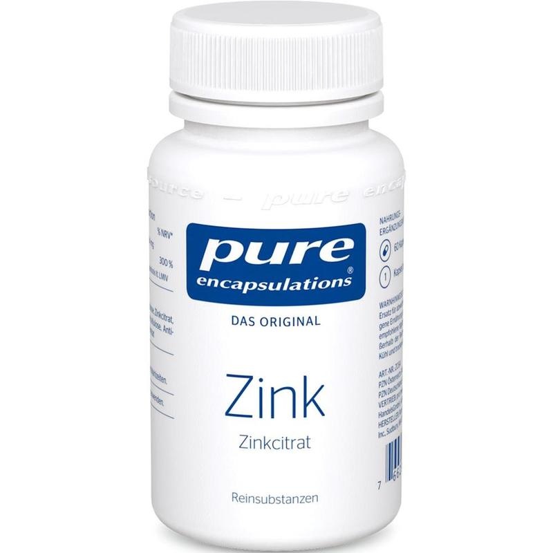PURE ENCAPSULATIONS Zink Zinkcitrat Kapseln
