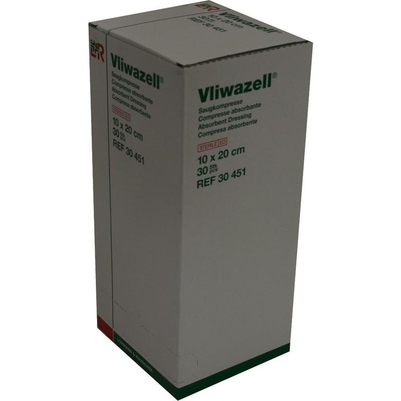 VLIWAZELL Saugkompressen steril 10x20 cm
