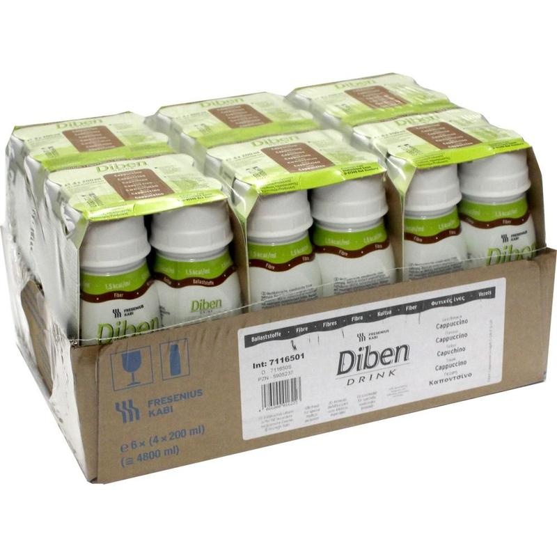 DIBEN DRINK Cappuccino 1.5 kcal/ml Trinkflasche