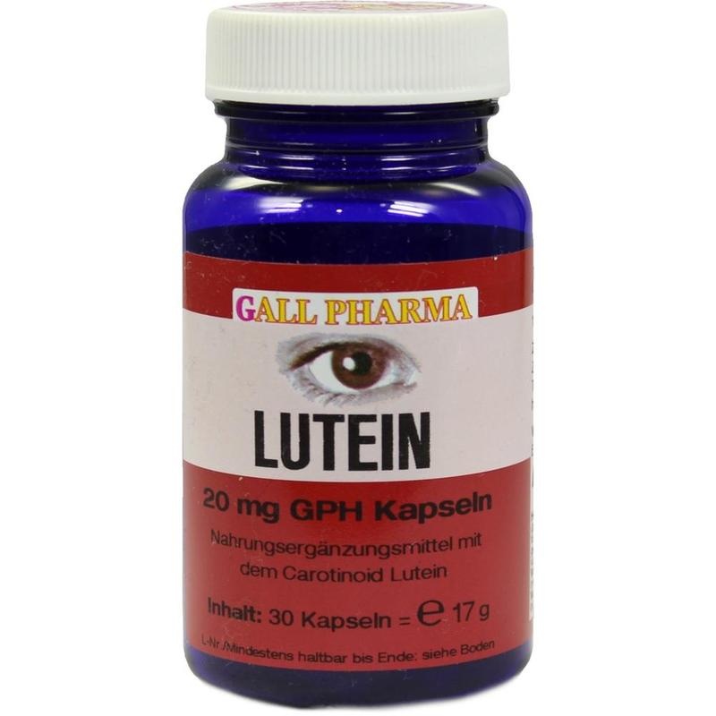 LUTEIN 20 mg GPH Kapseln