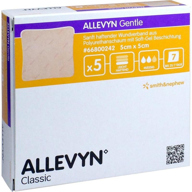 ALLEVYN Gentle 5x5 cm Schaumverband