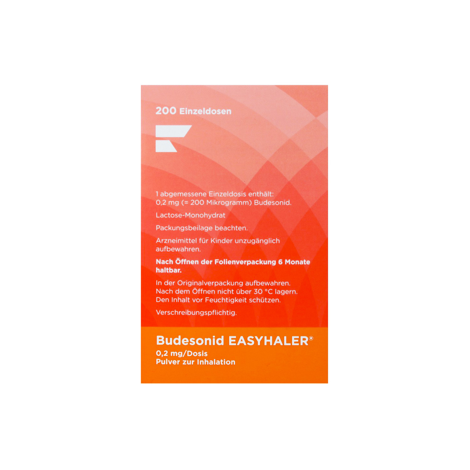 BUDESONID Easyhaler 0,2 mg/Dosis 200 ED P.z.Inh.