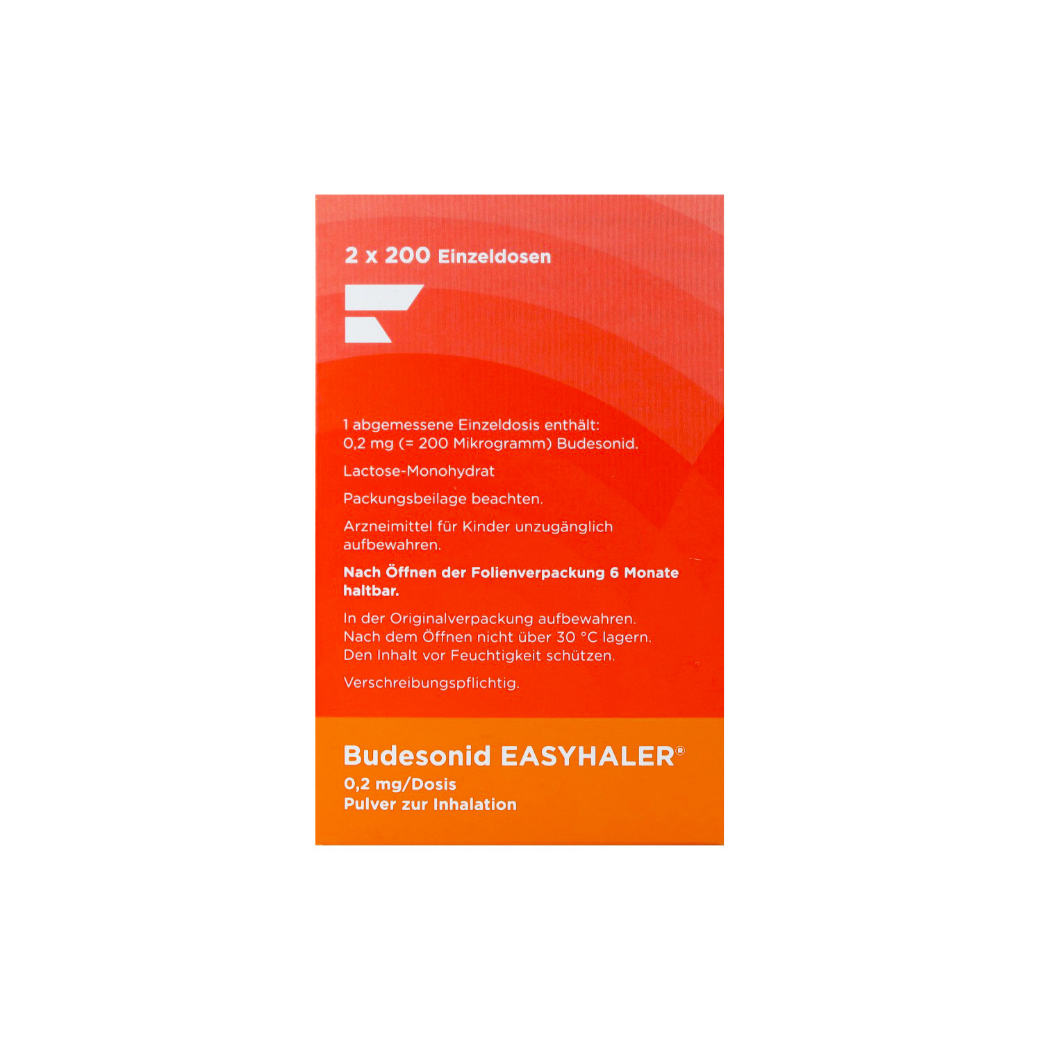 BUDESONID Easyhaler 0,2 mg/Dosis 2x200 ED P.z.Inh.