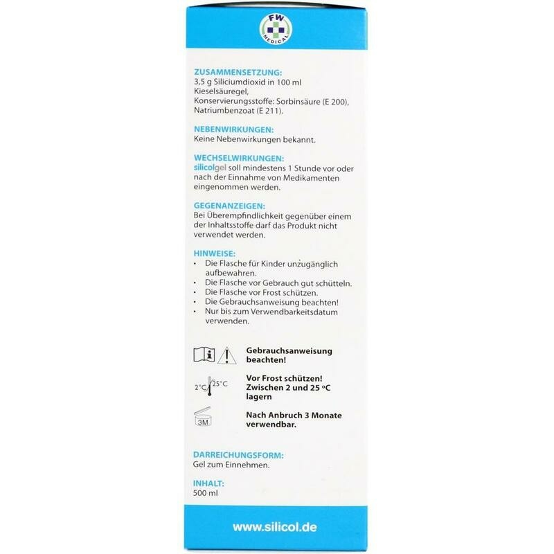 SILICOLGEL gegen Magen-Darm-Erkrankungen