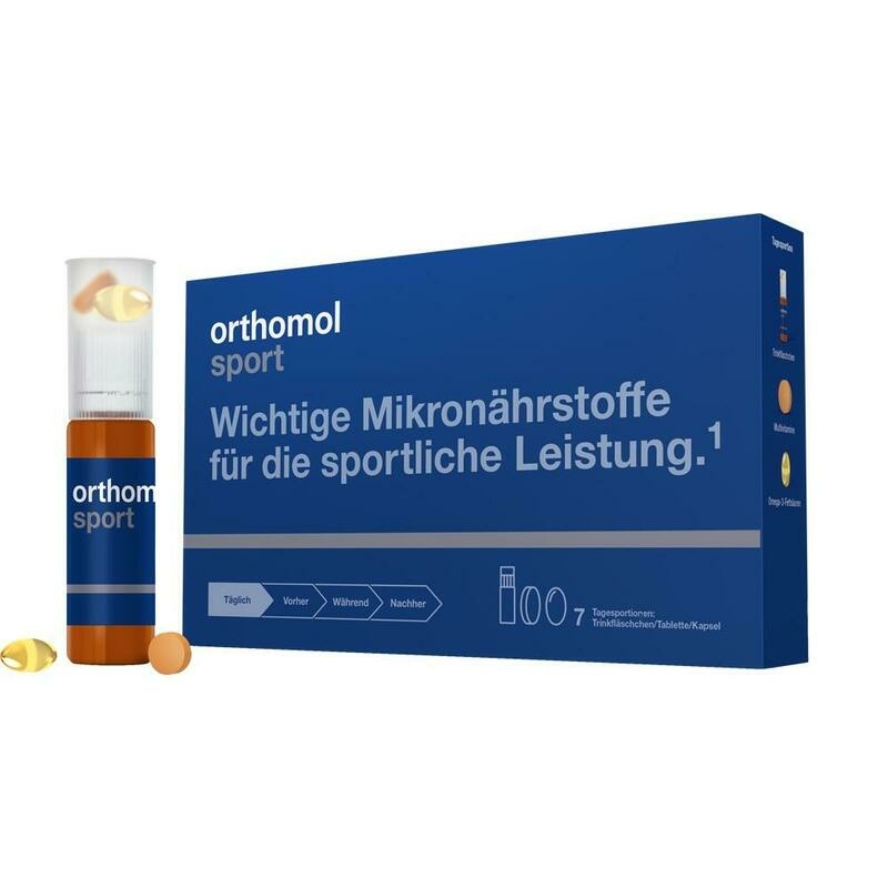 ORTHOMOL Sport Trinkfläschchen/Tabl./Kaps.Kombip.