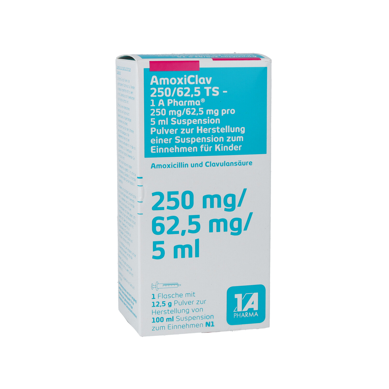 AMOXICLAV 250/62,5 TS-1A Pharma P.H.Susp.z.Einn.