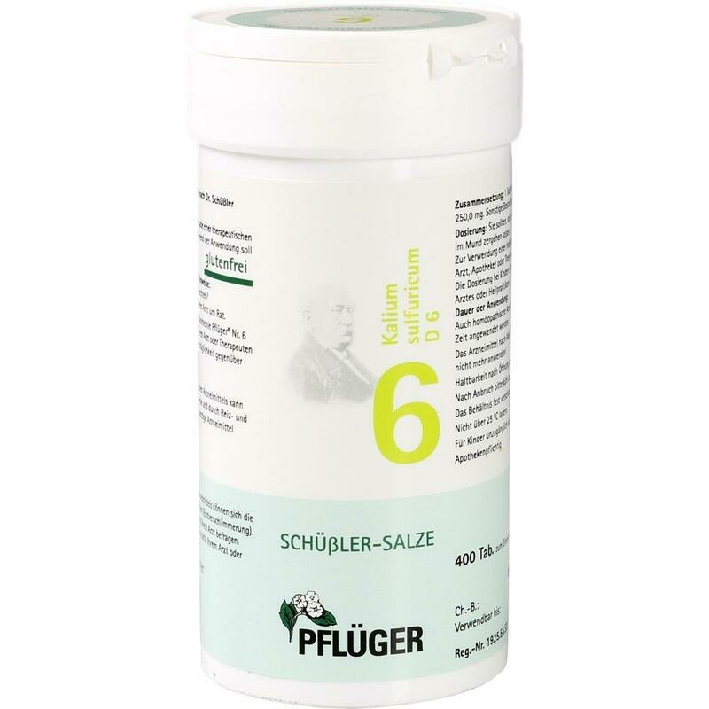 BIOCHEMIE Pflüger 6 Kalium sulfuricum D 6 Tabl.