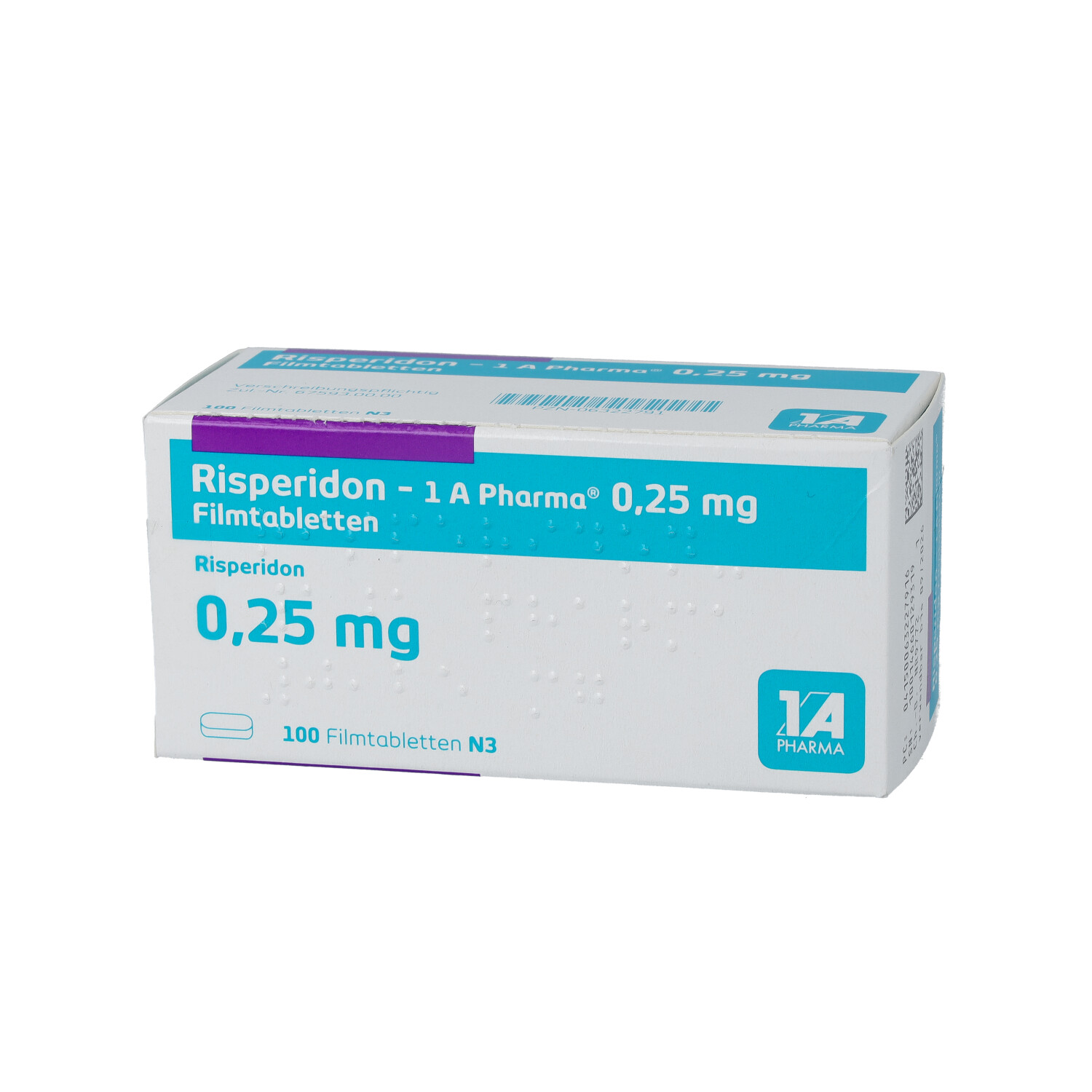 RISPERIDON-1A Pharma 0,25 mg Filmtabletten
