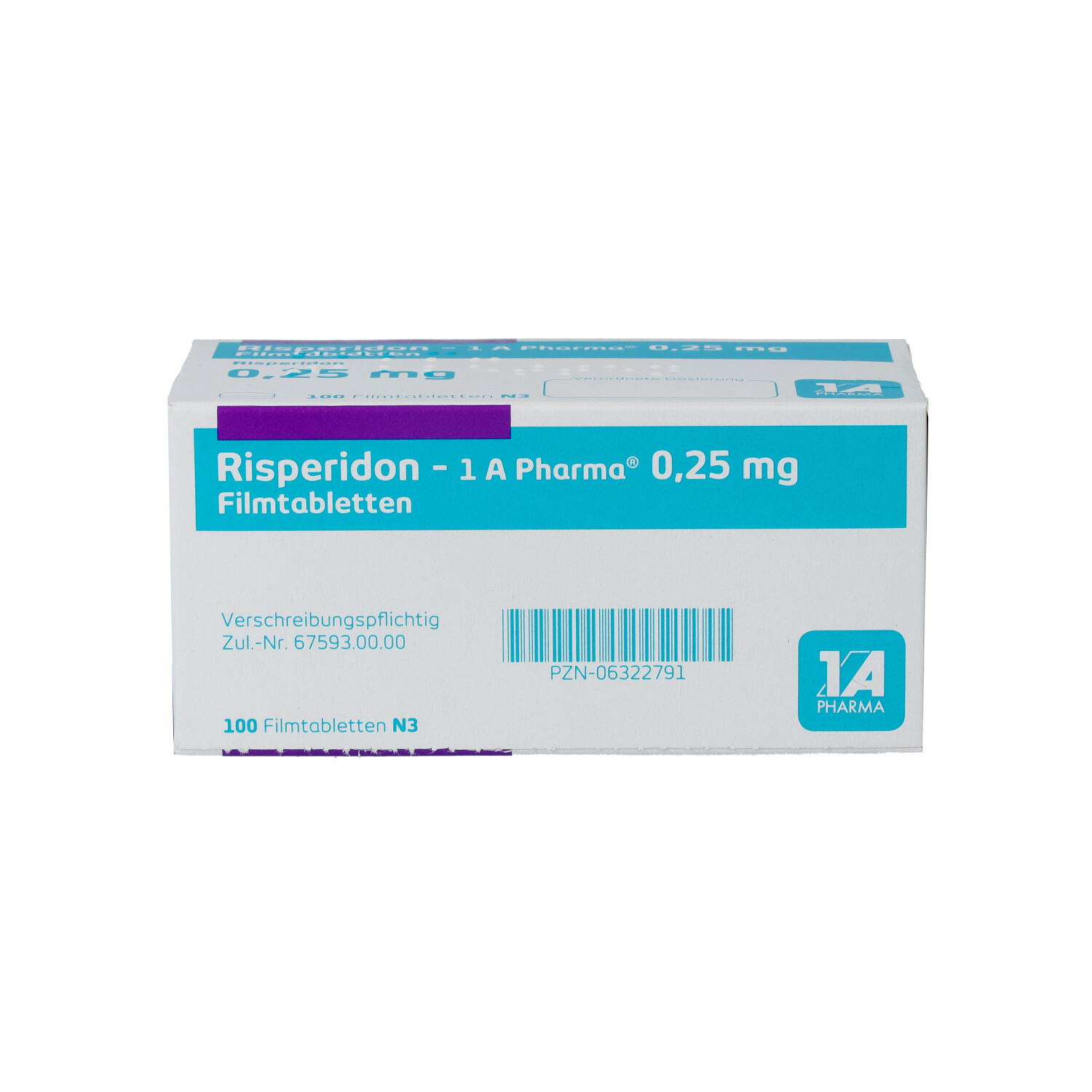 RISPERIDON-1A Pharma 0,25 mg Filmtabletten