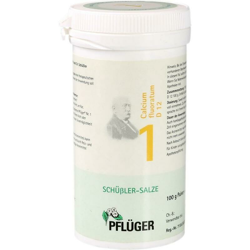 BIOCHEMIE Pflüger 1 Calcium fluoratum D 12 Pulver