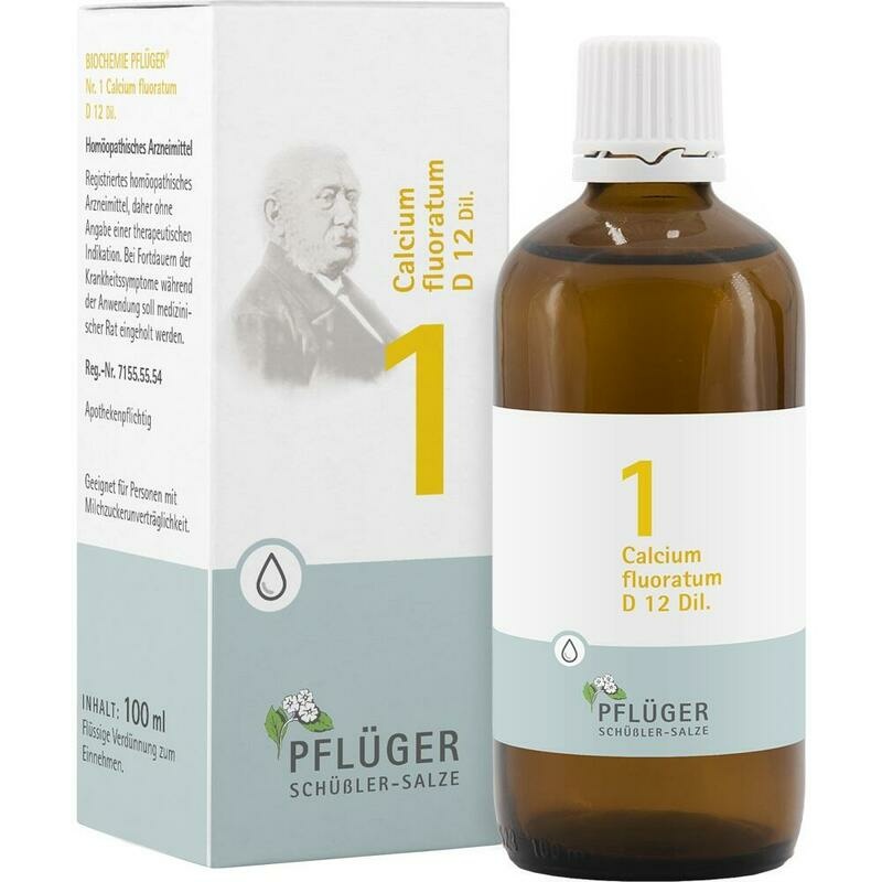 BIOCHEMIE Pflüger 1 Calcium fluoratum D 12 Tropfen