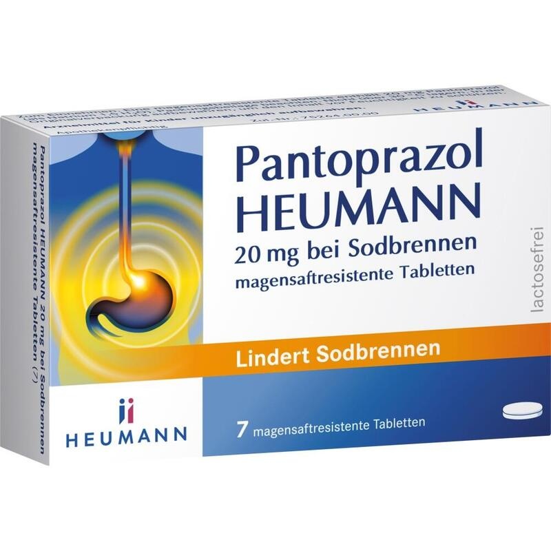 PANTOPRAZOL Heumann 20 mg b.Sodbrennen msr.Tabl.