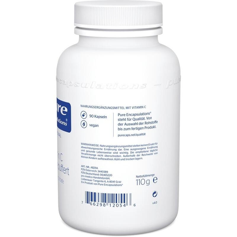 PURE ENCAPSULATIONS Vitamin C 1000 gepuffert Kaps.