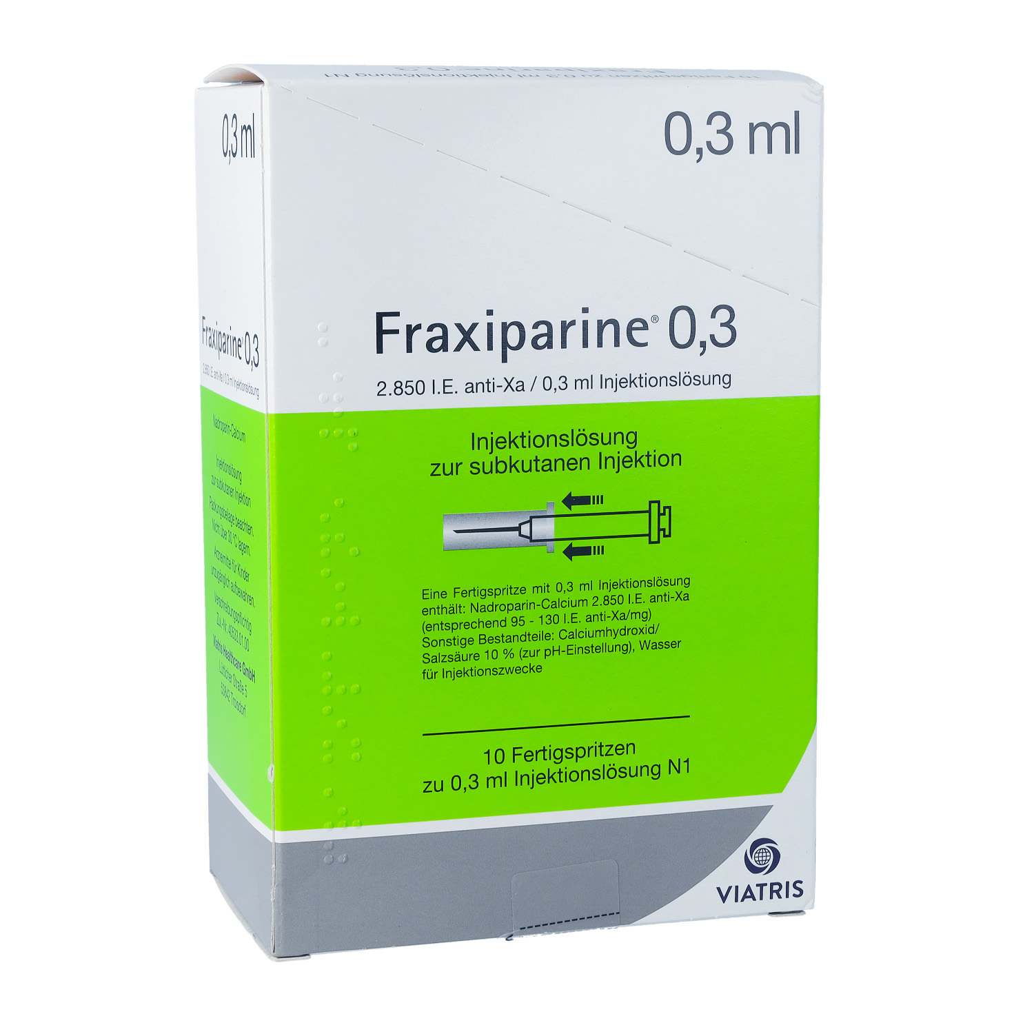 FRAXIPARINE 0,3 ml Injektionslösung i.e.Fertigspr.