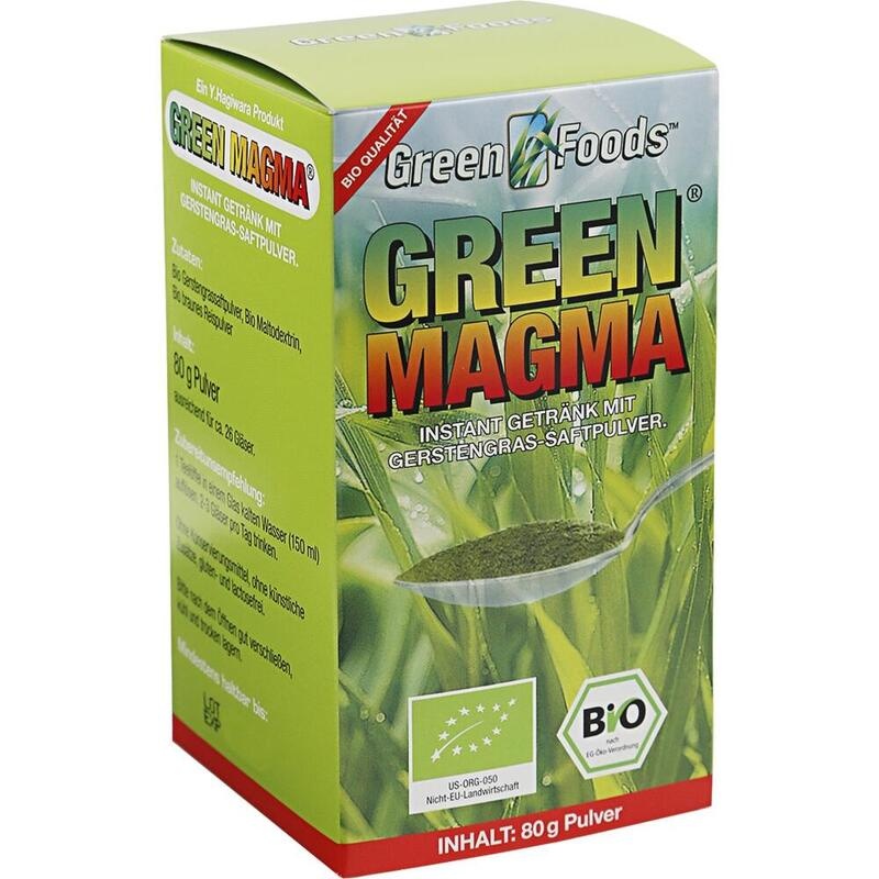 GREEN MAGMA Gerstengrasextrakt Pulver