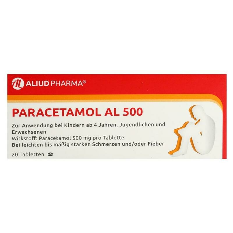PARACETAMOL AL 500 Tabletten