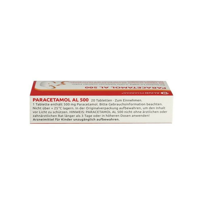 PARACETAMOL AL 500 Tabletten