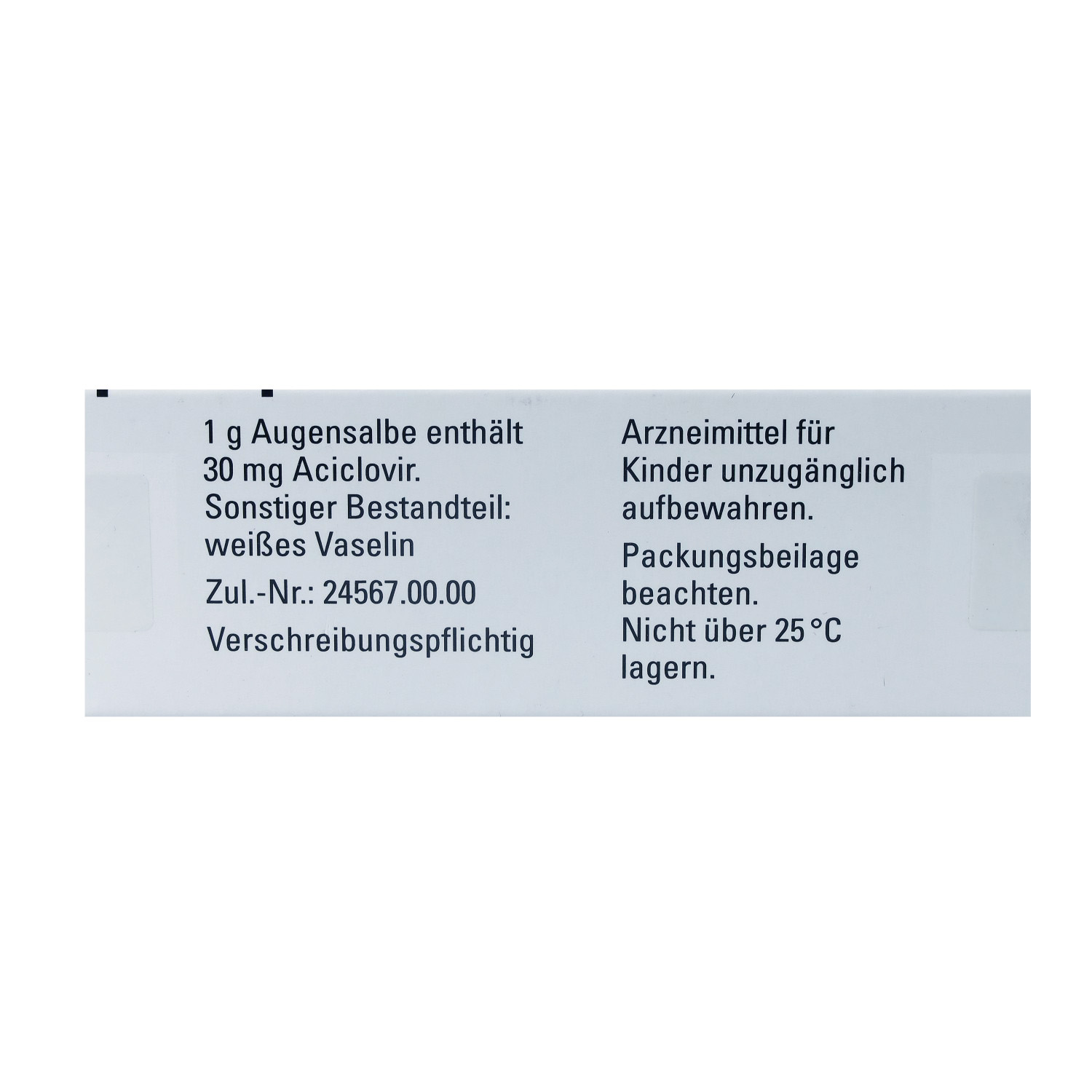 ACIVISION 30 mg/g Augensalbe