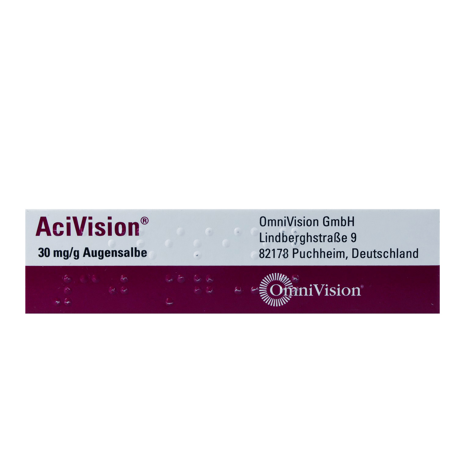 ACIVISION 30 mg/g Augensalbe