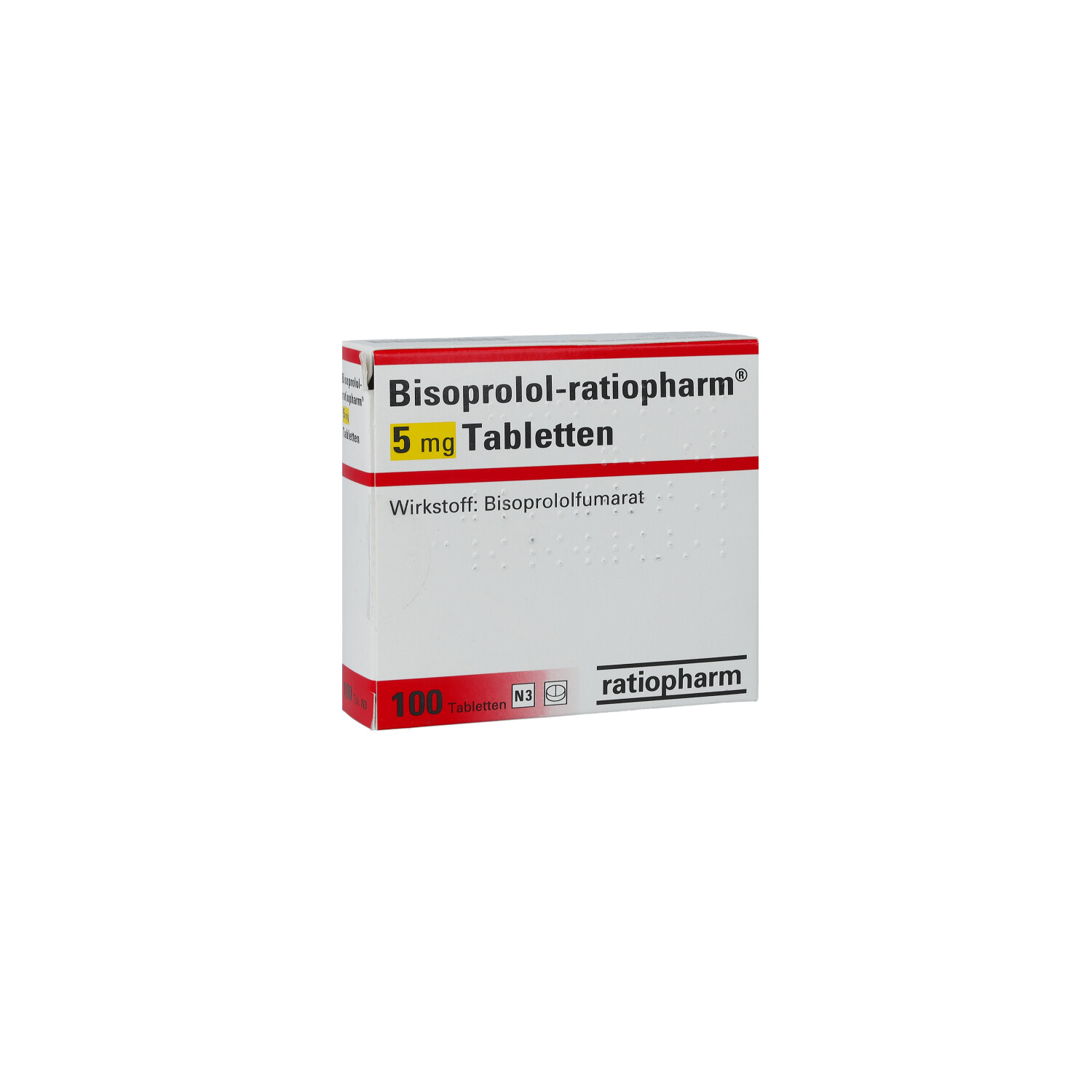 BISOPROLOL-ratiopharm 5 mg Tabletten