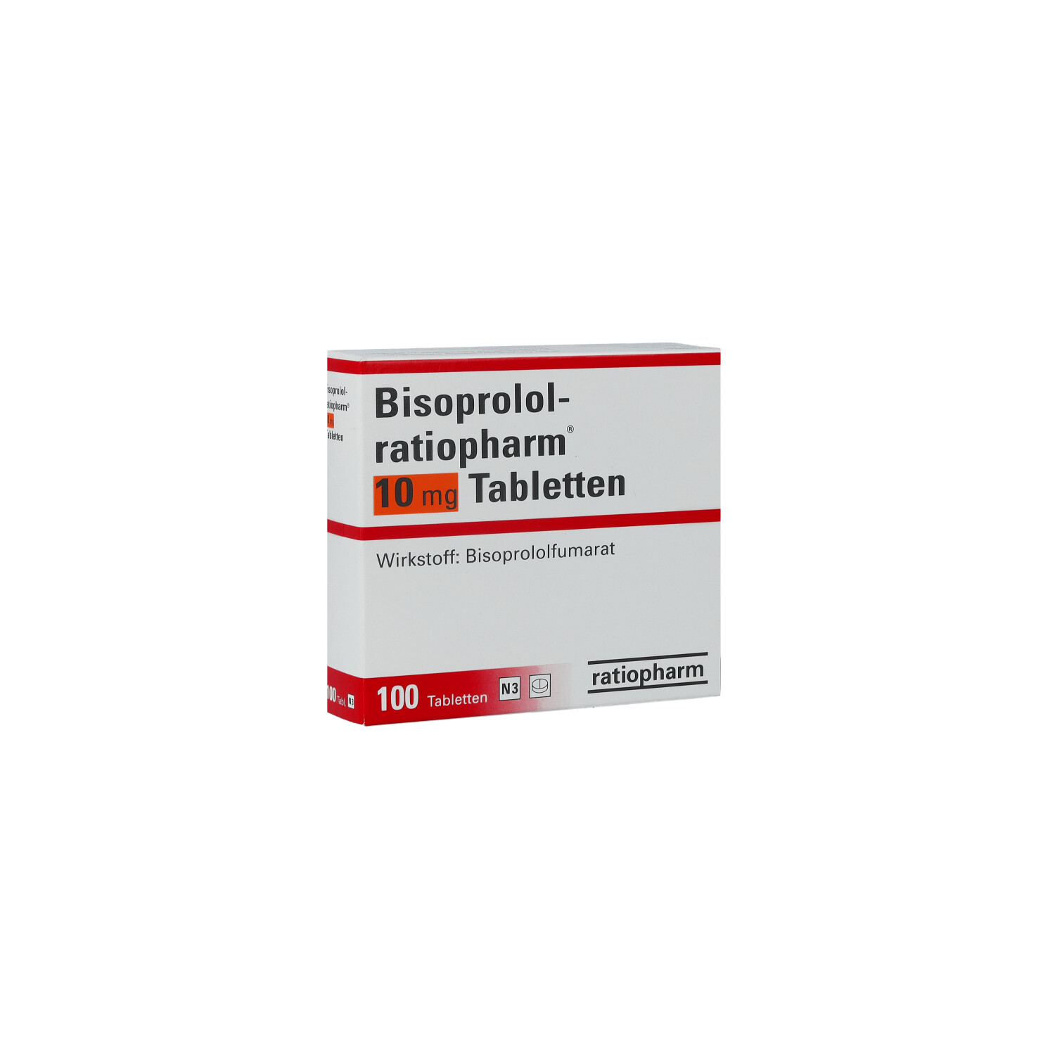 BISOPROLOL-ratiopharm 10 mg Tabletten