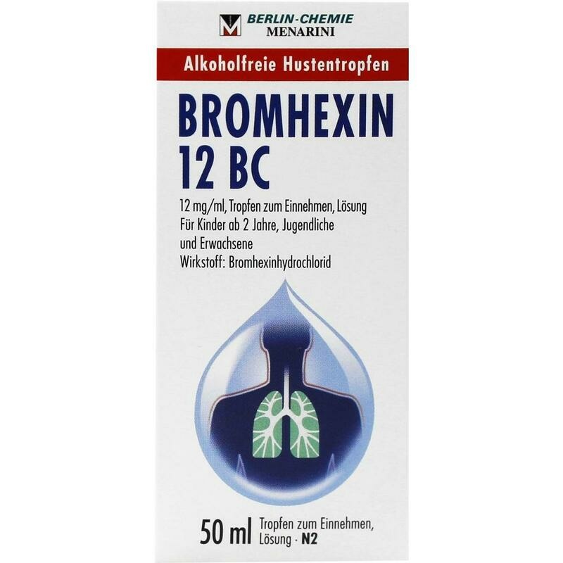 BROMHEXIN 12 BC Tropfen zum Einnehmen