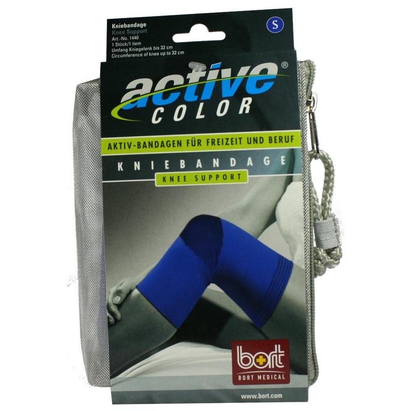 BORT ActiveColor Kniebandage S blau