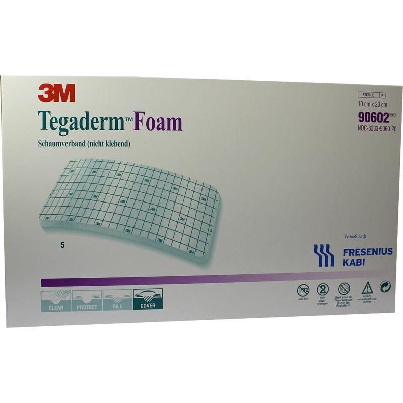 TEGADERM Foam n.klebend FK 10x20 cm 90602