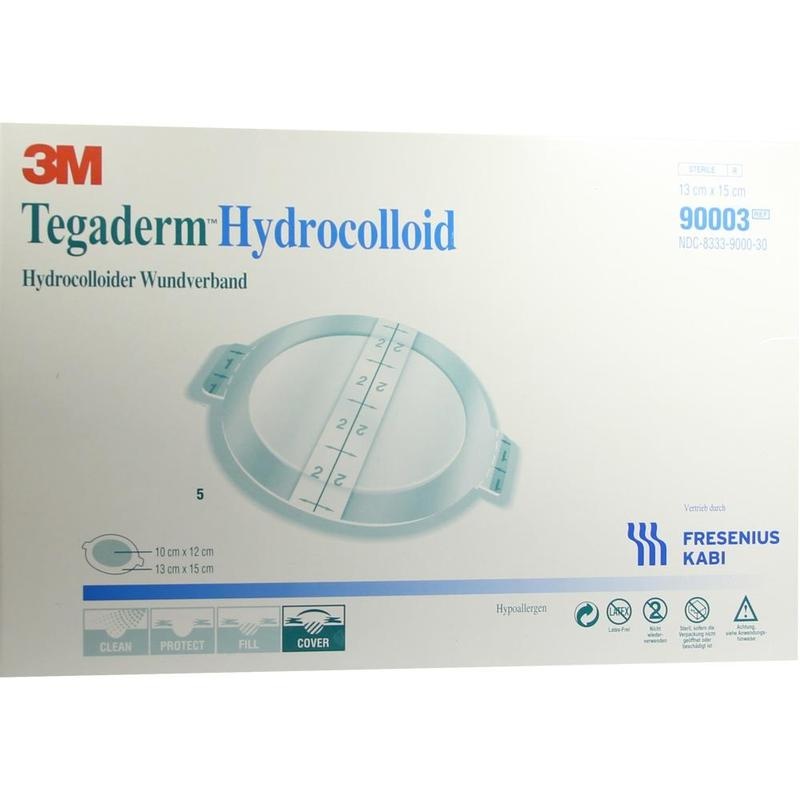 TEGADERM Hydrocolloid FK 13x15 cm oval 90003