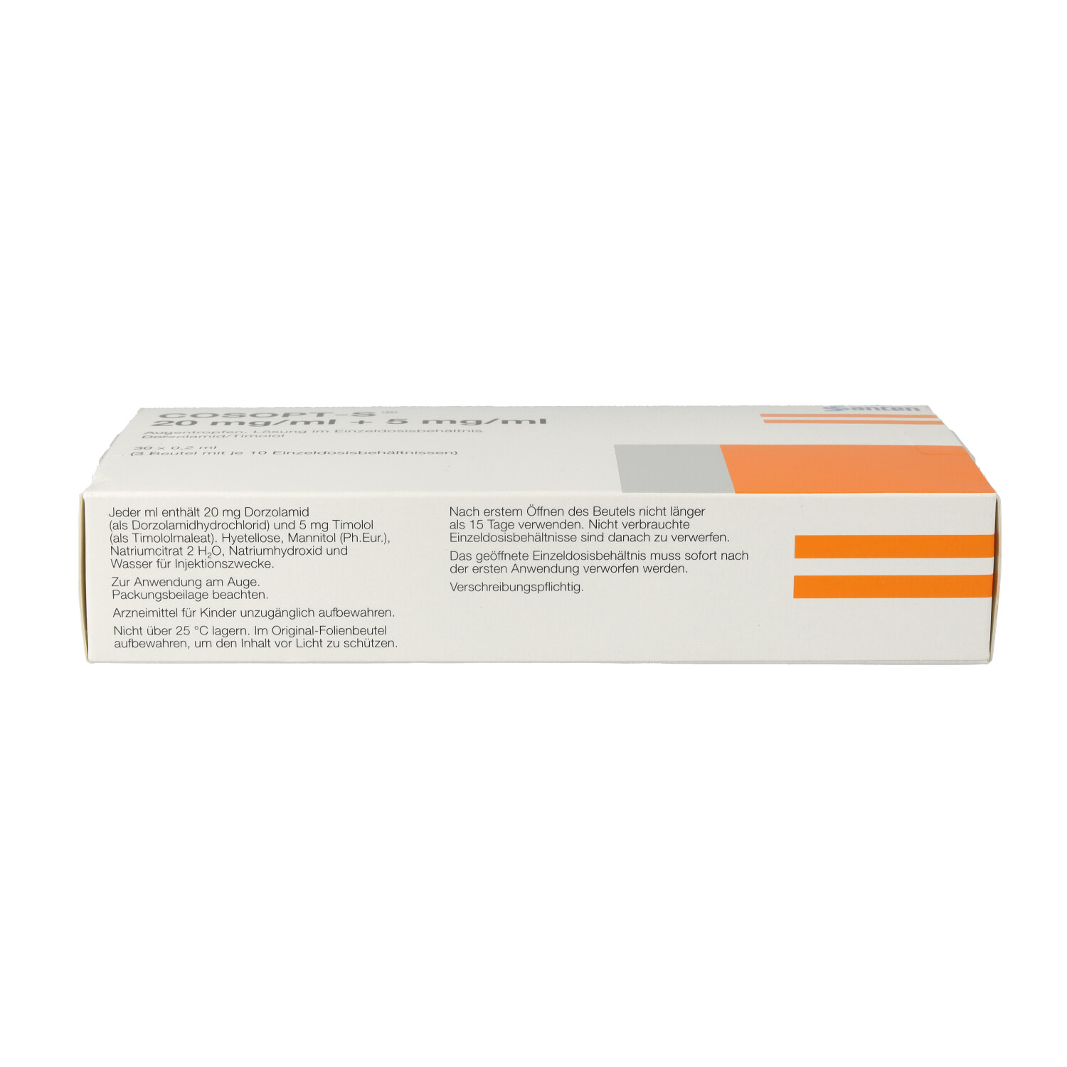 COSOPT-S 20 mg/ml+5 mg/ml Augentr.i.Einzeldosisbe.