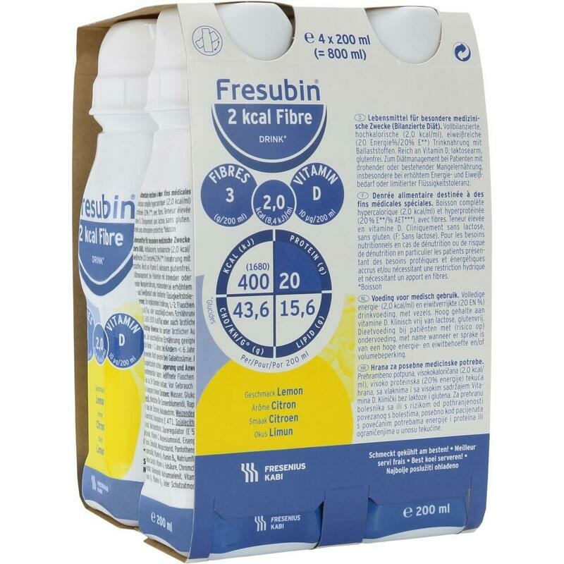 FRESUBIN 2 kcal Fibre DRINK Lemon Trinkflasche