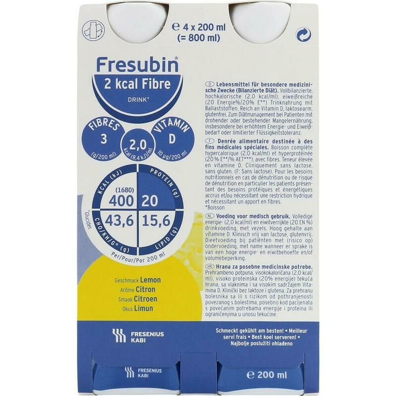 FRESUBIN 2 kcal Fibre DRINK Lemon Trinkflasche