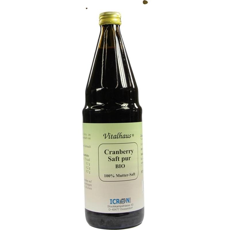 CRANBERRY SAFT pur Bio Vitalhaus