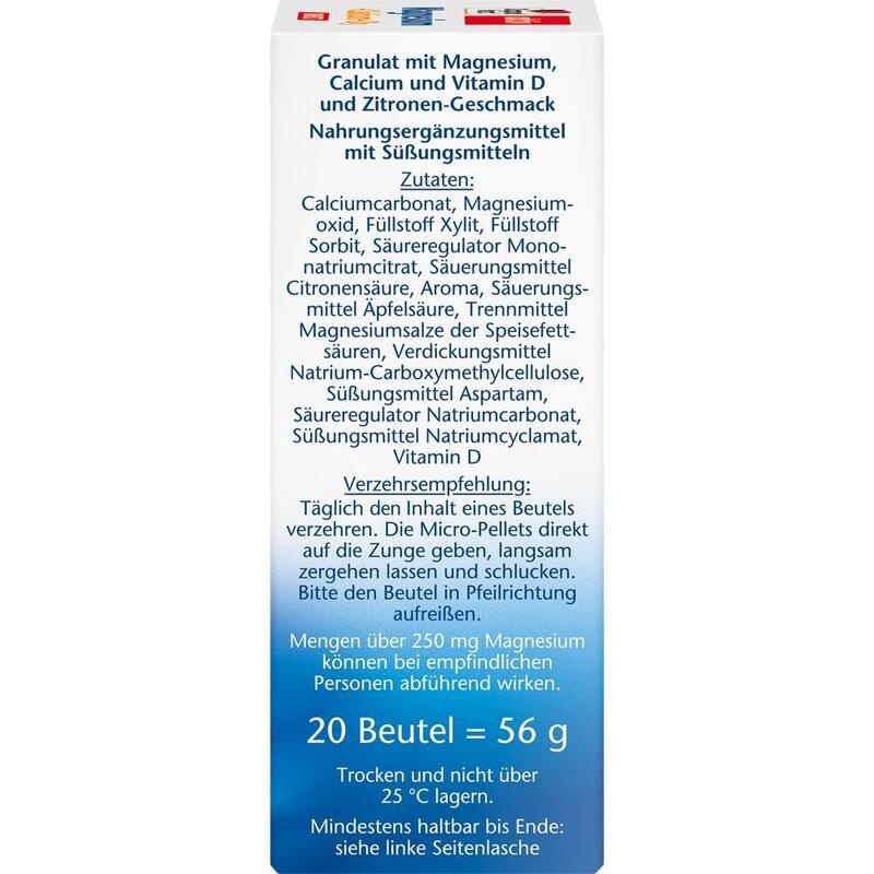 DOPPELHERZ Magnesium+Calcium+D3 DIRECT Pellets